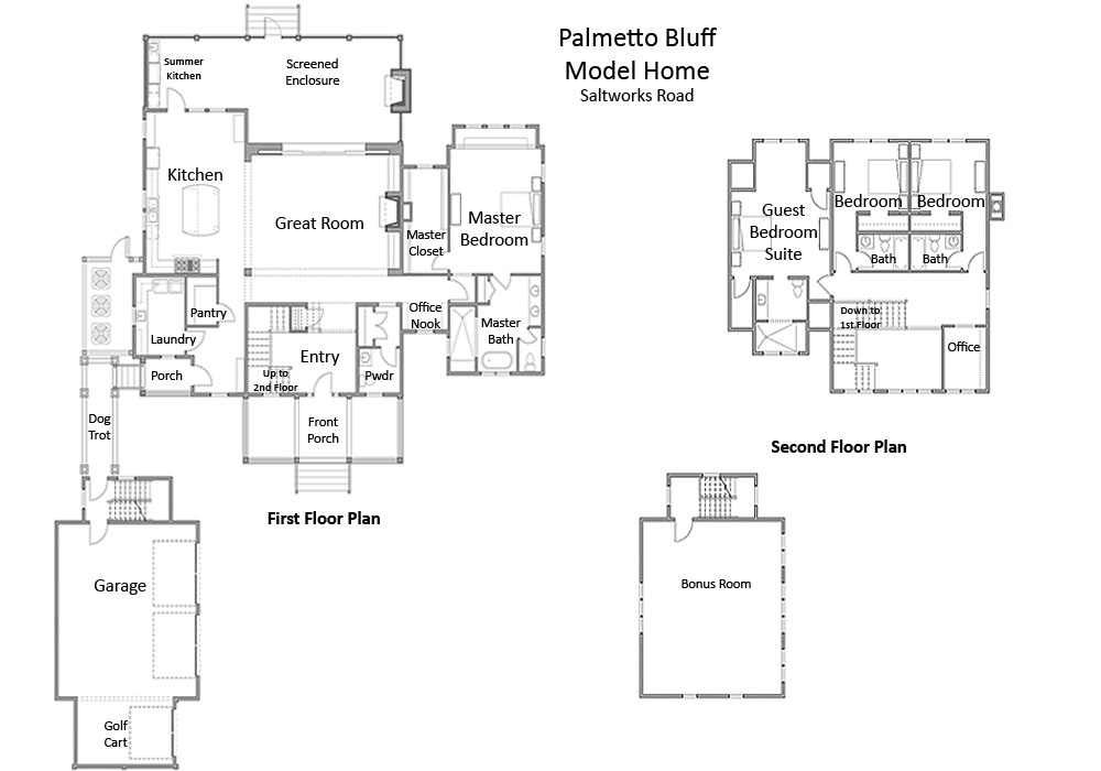 pb model home plan